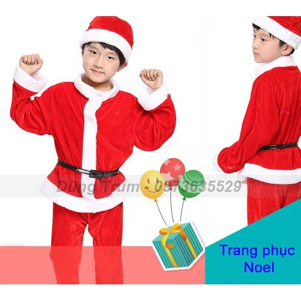 Váy đỏ cho bé mặc chơi Noel - Nhiên Kids
