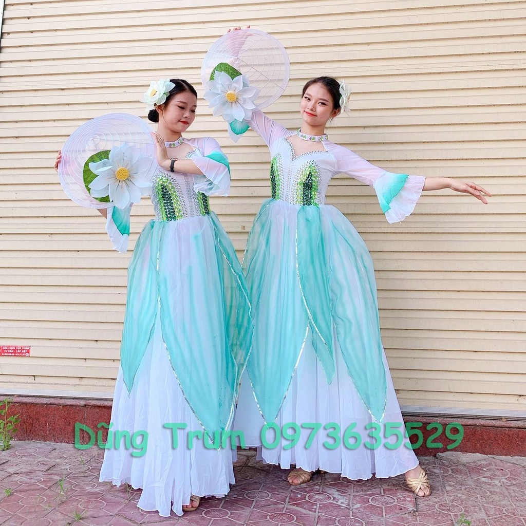 Cho thuê váy múa sen đẹp, giá rẻ tại Gò Vấp, HCM