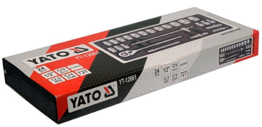 BỘ KHẨU 24 CHI TIẾT VÀ CẦN XIẾT LỰC 1 phần 2 inch YT-12661