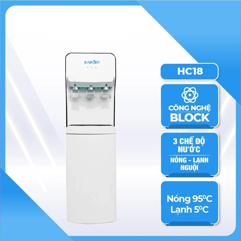 Cây nước nóng lạnh Karofi HC18 hút bình