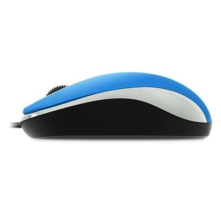 Chuột Genius DX-110 (1000dpi, Có dây, USB) xanh dương