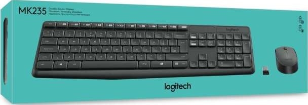 Bộ bàn phím chuột wireless Logitech MK235