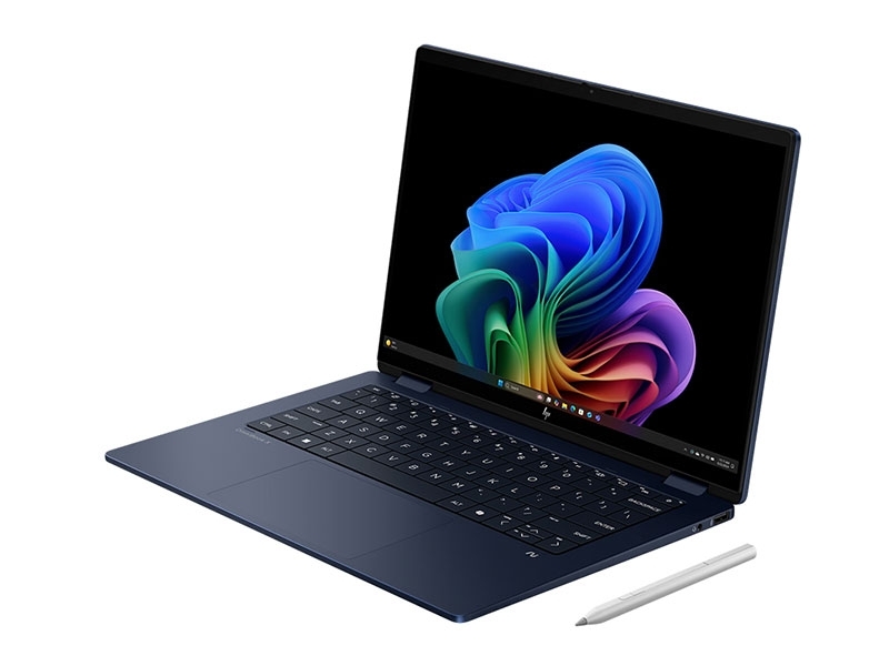 Laptop HP OmniBook X Flip 14-fm0076TU BZ7P6PA (Ultra 7 258V/ 32GB/ 512GB SSD/ 14 inch WUXGA Touch/ Win 11/ Office/ Blue/ Pen)