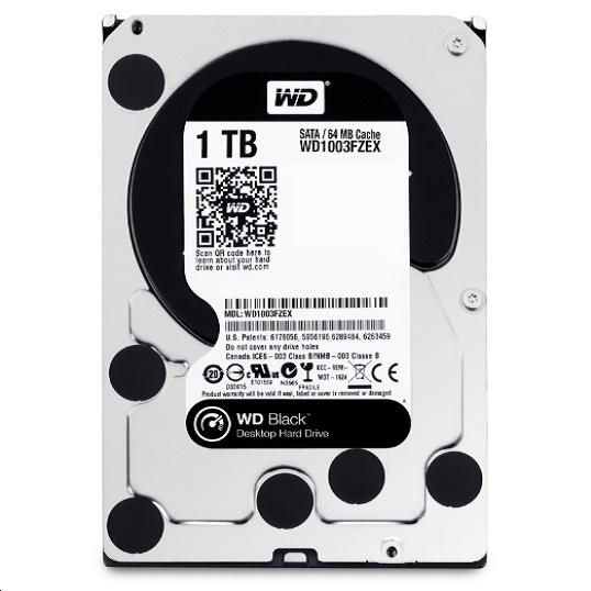 HDD Western Caviar Black 1TB WD1003FZEX 7200Rpm, SATA3 6Gb/s, 64MB Cache