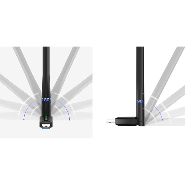 Bộ thu Wi-Fi AC1300 High Gain Wireless Dual Band TP-Link Archer T3U Plus