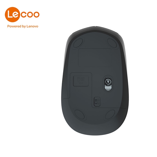 Chuột quang không dây Lenovo Lecoo WS202 (màu xám)