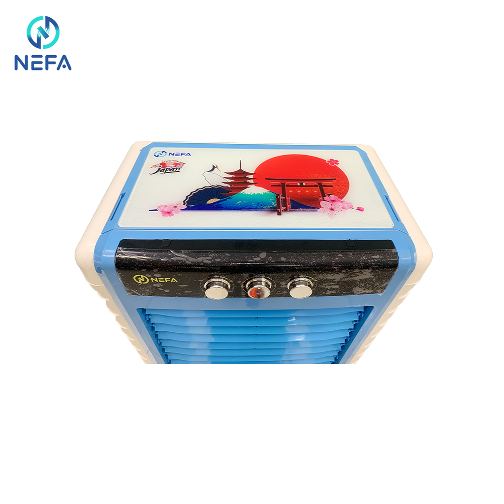 Quạt điều hòa hơi nước Nefa NF70 - Điều khiển (70 lít - 280w - 30m2)