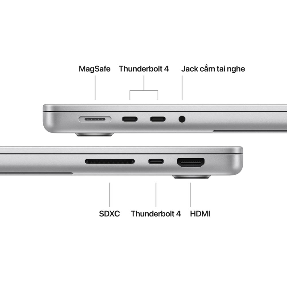 Laptop Apple Macbook Pro M5 Pro (15 Core CPU/ 16 core GPU/ 24GB/ 1TB SSD/ 14.2Inch/ 120Hz/ Silver)