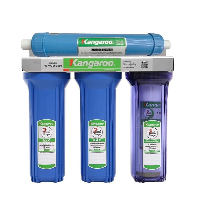 Máy Lọc Nước Nấu Ăn Kangaroo KG01G3S - 4 lõi
