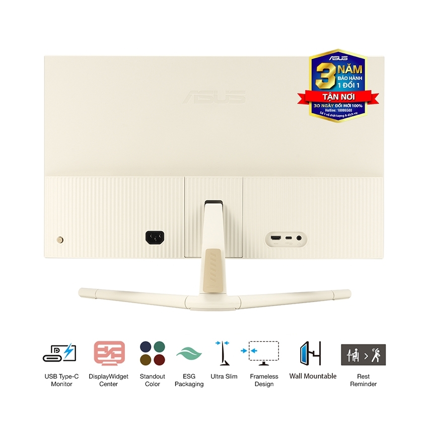 Màn hình ASUS VU249CFE-M (23.8 inch/FHD/IPS/100Hz/1ms/USB-C)