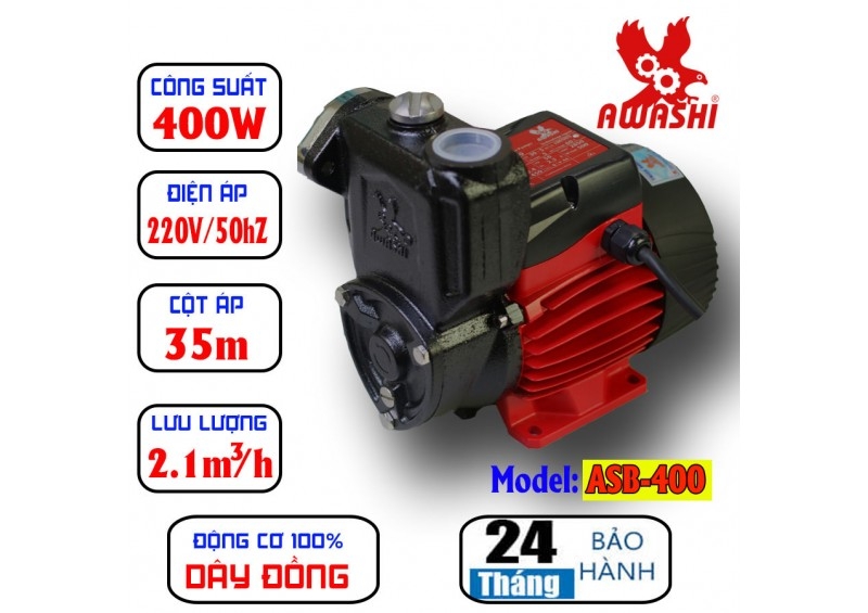 Máy bơm chân không Awashi ASB-400 (400w)