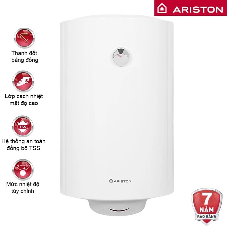 Bình nóng lạnh Ariston 50l đứng PRO R 50 V