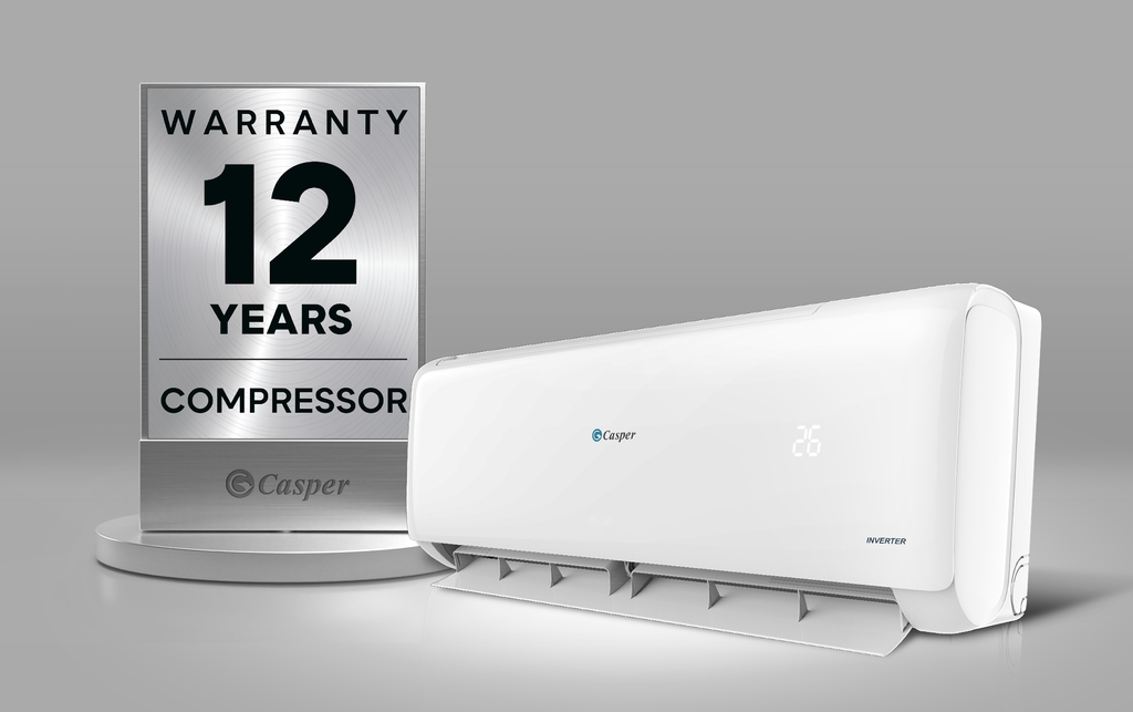 Điều hòa Casper inverter 1 chiều 12000 BTU MC-12IS33