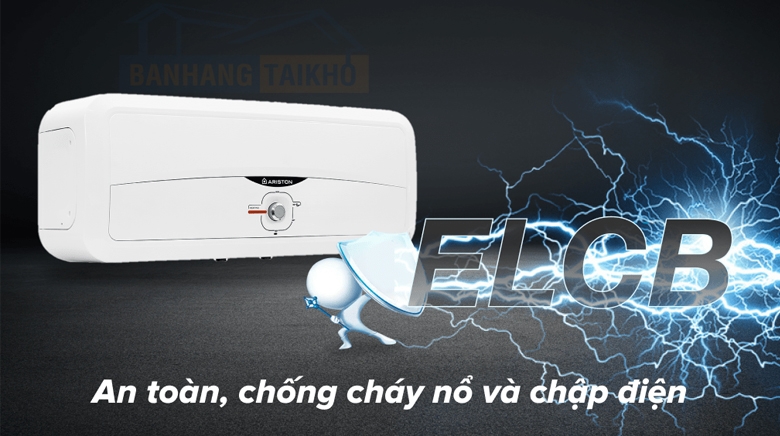 Bình nóng lạnh Ariston 20l ngang SL2 20R