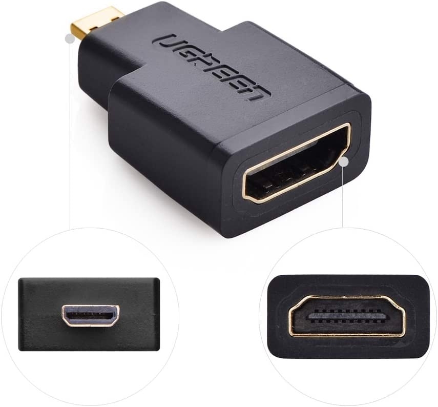 Đầu chuyển đổi micro HDMI đực sang HDMI cái Ugreen 20106