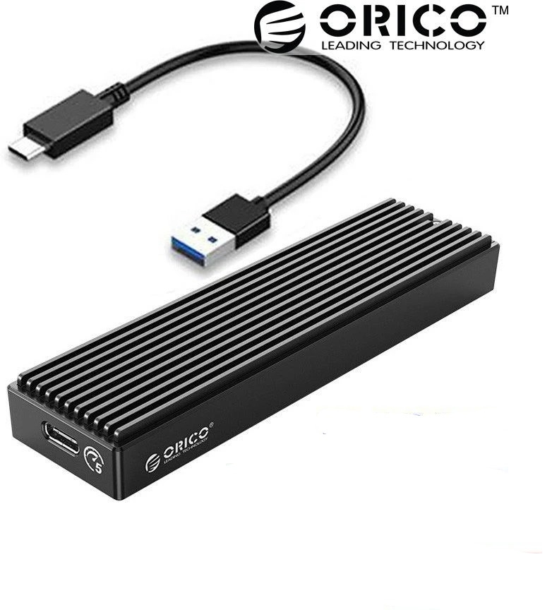 Hộp ổ cứng M.2 SSD ORICO M2PF-C3-BK Tốc độ 5Gbps