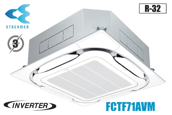 Điều hòa âm trần 24000BTU Daikin 1 chiều inverter FCTF71AVM 1 pha