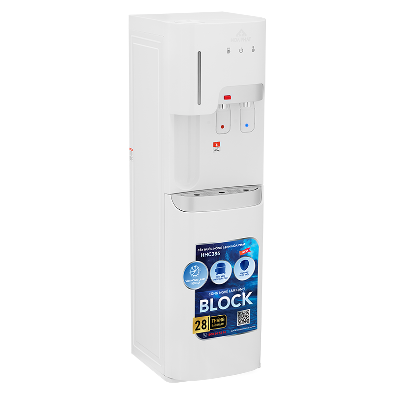 Cây nước nóng lạnh hút bình Hòa Phát HHC386 (2 vòi nóng - lạnh)