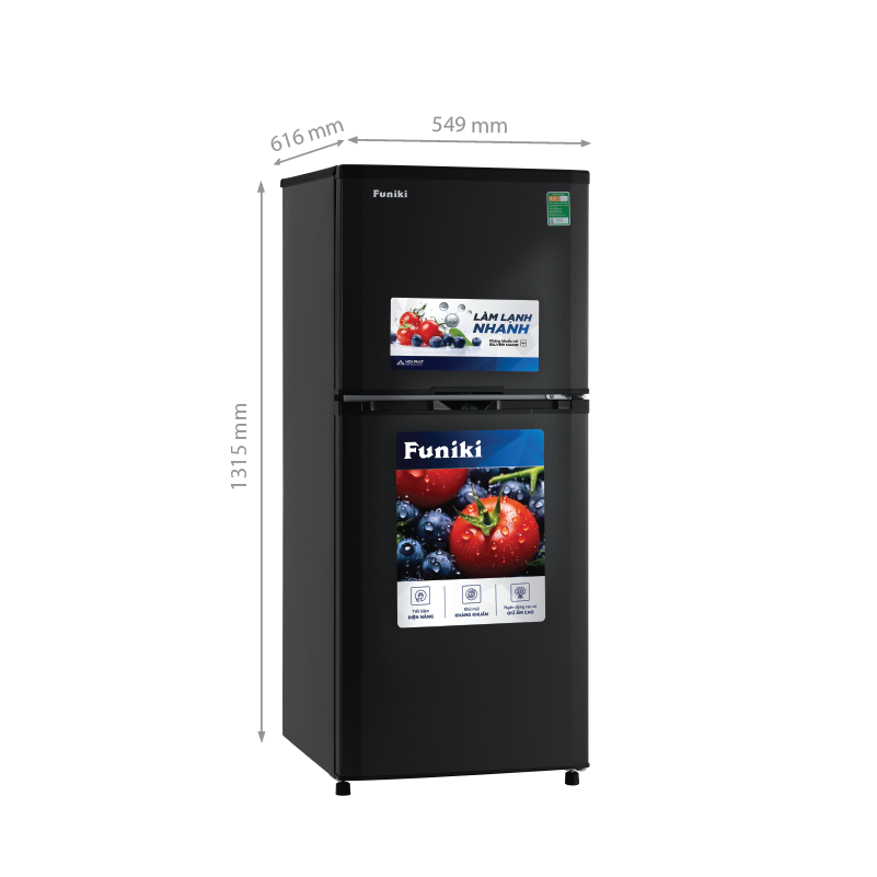 Tủ lạnh Funiki 185 lít HR T6185TDG