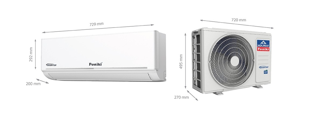 Điều hòa Funiki 9000 BTU wifi 1 chiều inverter HSIC09TMU