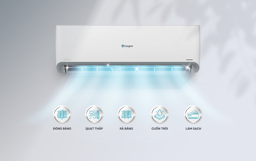 Điều hòa Casper inverter 12000 BTU 1 chiều GC-12IS35