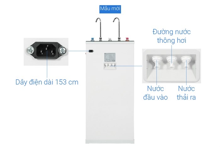 Máy lọc nước RO nóng nguội lạnh Kangaroo KG10A3 10 lõi