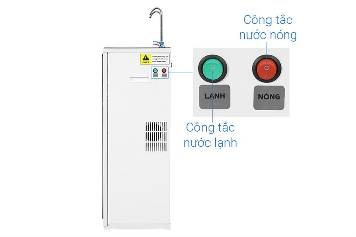 Máy lọc nước RO nóng nguội lạnh Kangaroo KG10A3 10 lõi