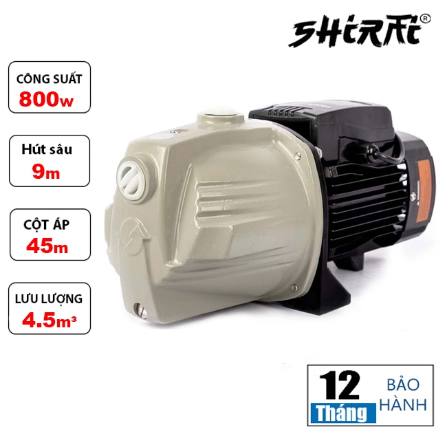 Máy bơm nước bán chân không SHIRAI JLM 132-800S (800w)