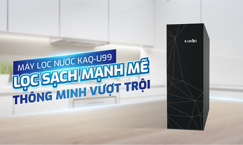 Máy lọc nước  KAROFI KAQ-U99 - 10 cấp lọc cao cấp