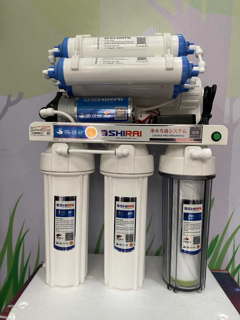 Máy lọc nước SHIRAI SR009 (9 cấp lọc - không vỏ tủ - để gầm)