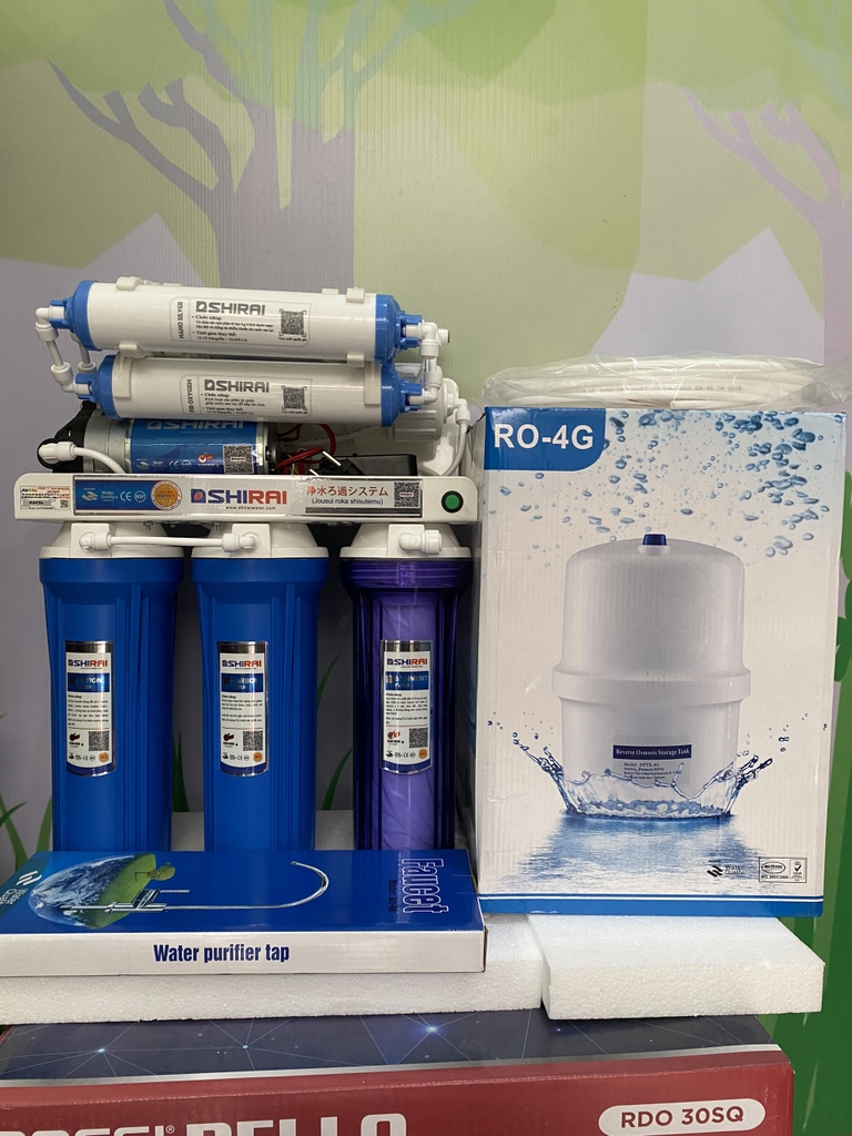 Máy lọc nước SHIRAI SR09 (9 cấp lọc - có vỏ tủ)