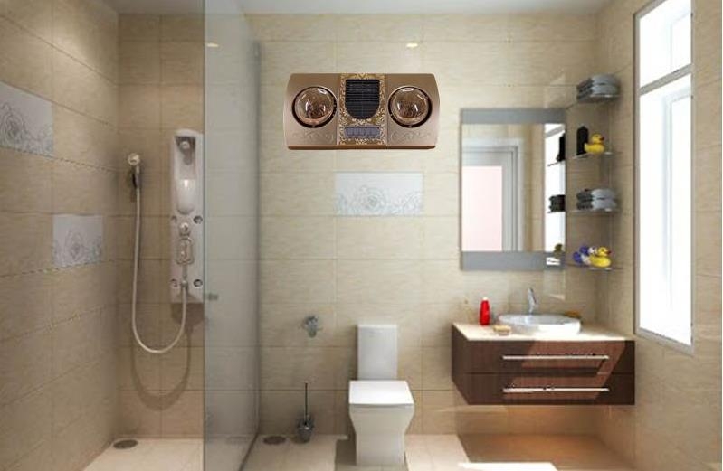 Đèn Sưởi Nhà Tắm Kottmann K2B-HW-G - 2 Bóng -Thổi nóng - Treo tường (550W - BH 3 năm)