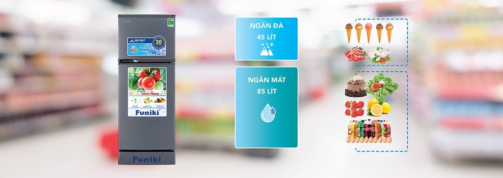 Tủ lạnh Funiki FR-135CD 130 lít