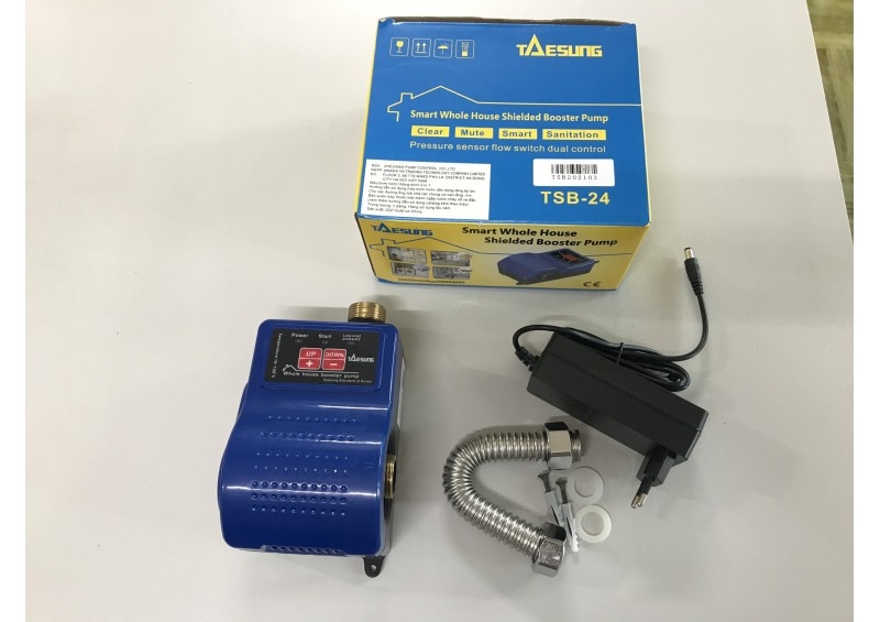 Máy bơm tăng áp mini điện tử thông minh 24v Taesung TSB-24 (24V - 70w)