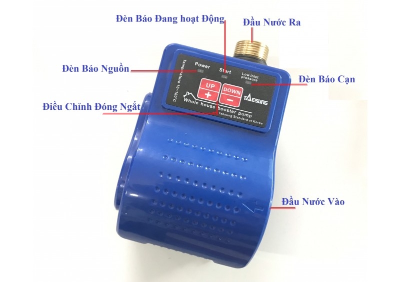 Máy bơm tăng áp mini điện tử thông minh 24v Taesung TSB-24 (24V - 70w)