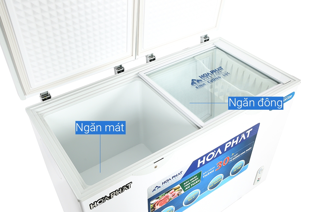 Tủ đông Hòa Phát inverter - 271 lít - 2 ngăn - dàn Đồng - HPF BD8271