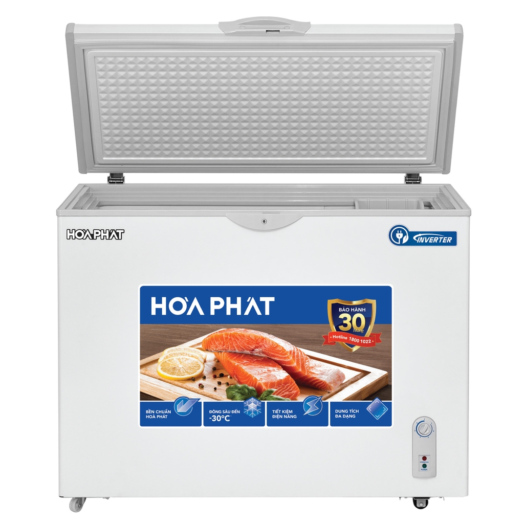 Tủ đông Hòa Phát inverter - 252 lít - dàn Đồng - HPF AD8252