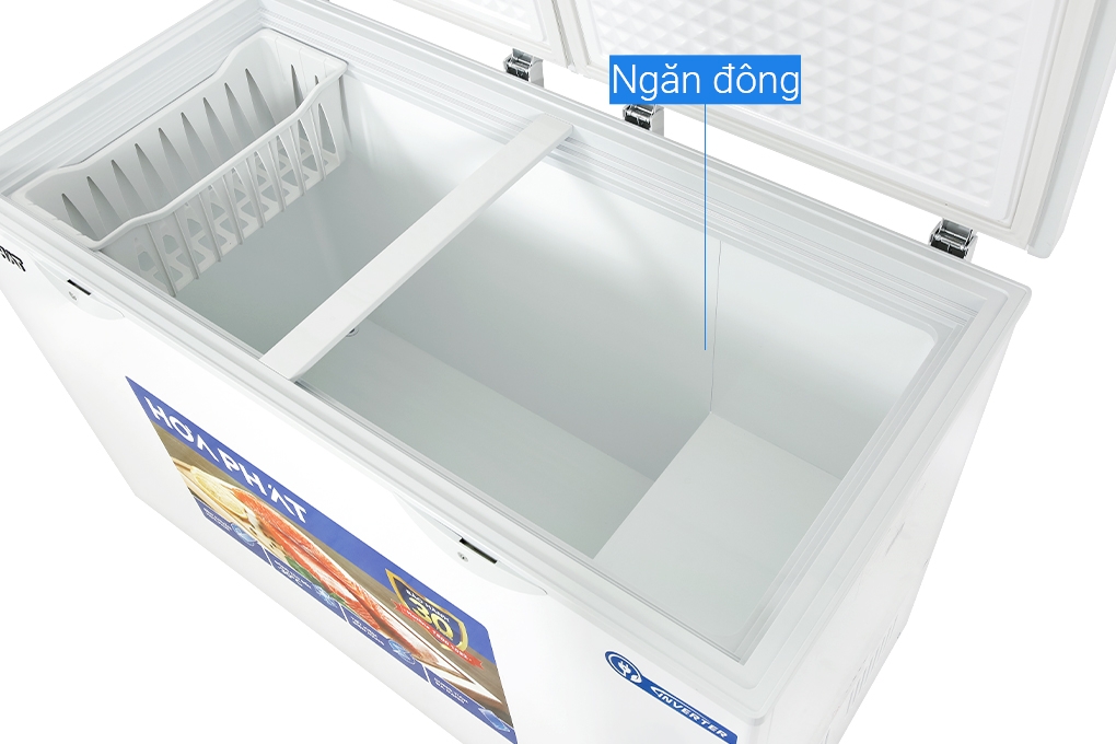 Tủ đông Hòa Phát inverter - 352 lít - dàn Đồng - HPF AD8352
