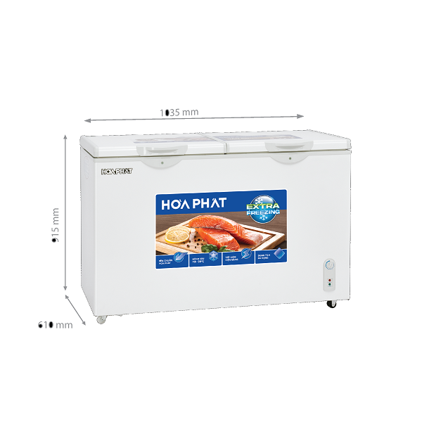 Tủ đông Hòa Phát - 205 lít - dàn Nhôm - HPF BN6205