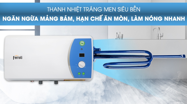 Bình nước nóng lạnh Ferroli 20 lít VERDI AE 20L