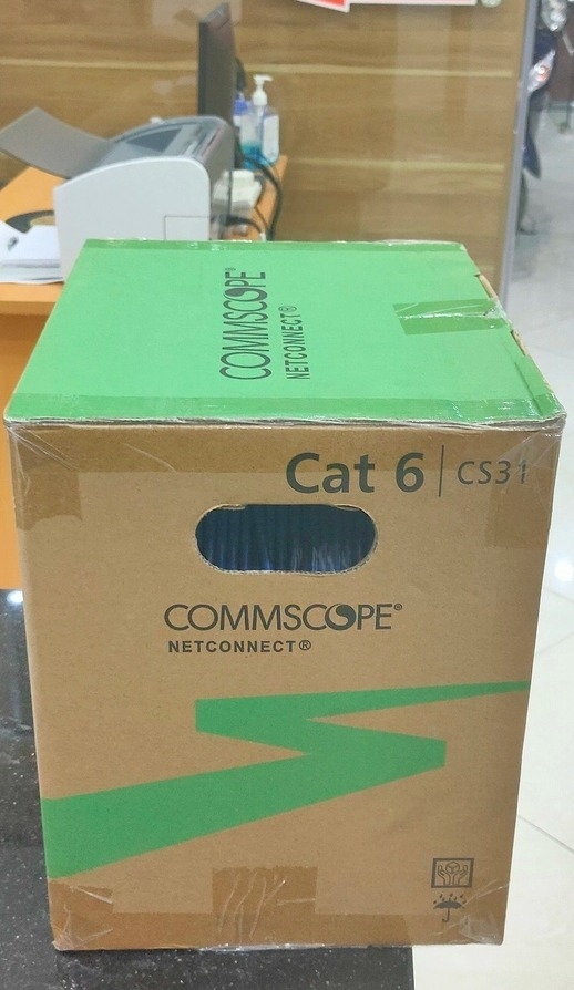 Cáp mạng Commscope Netconnect Category 6 UTP Cable, 4-Pair, 23 AWG, Solid, CM, 305m, Blue P/N: 1427254-6