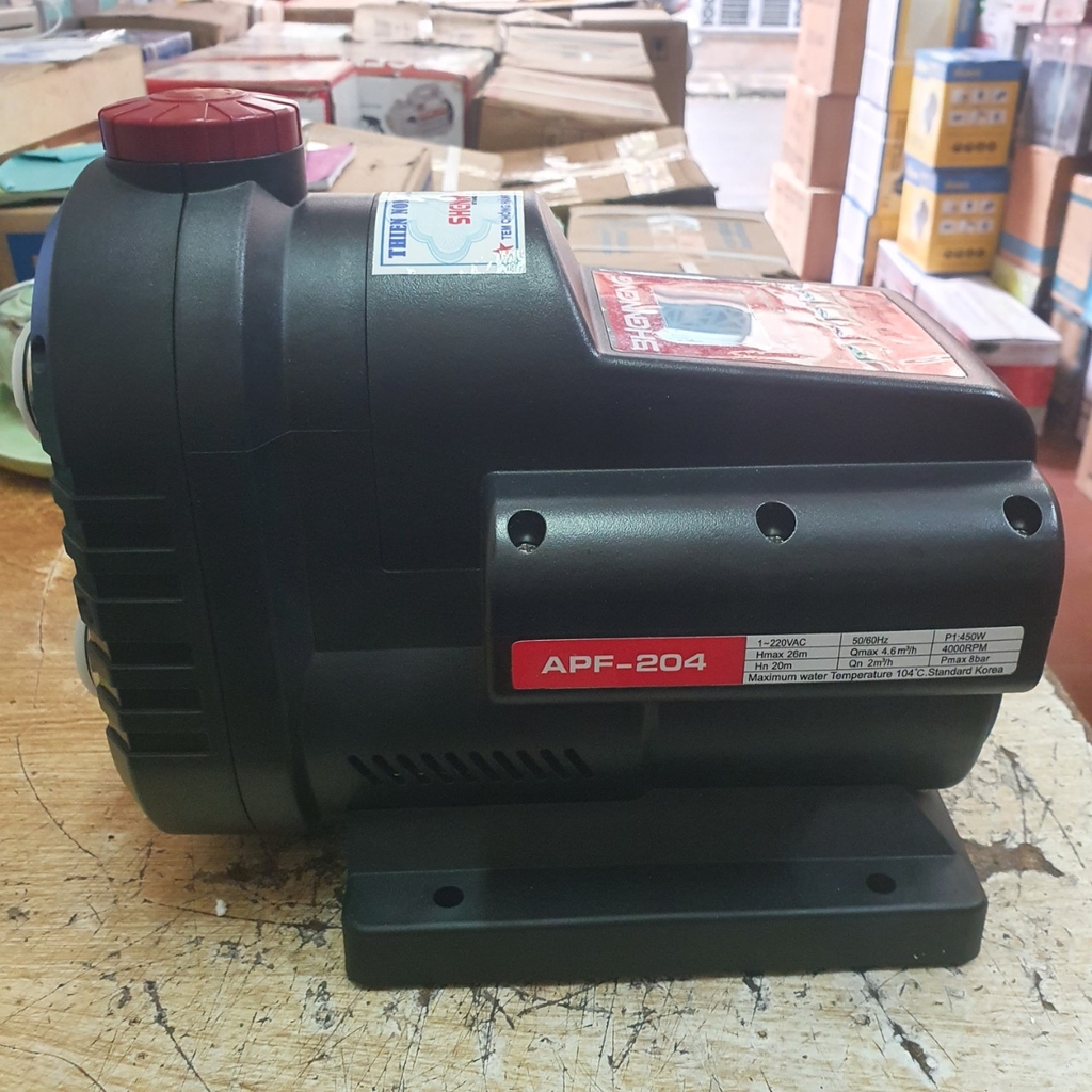 Máy bơm nước biến tần nước nóng Shengneng APF-204H ( 650w)