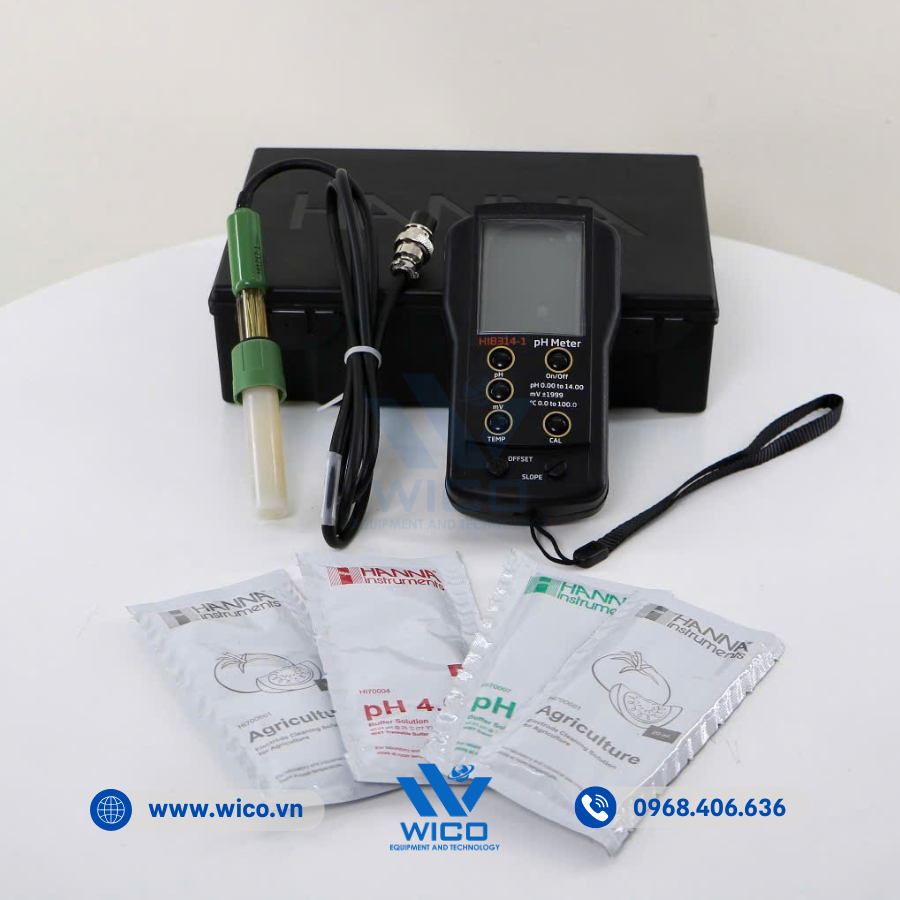 Máy Đo pH/ORP/Nhiệt Độ Cầm Tay Đơn Giản HI8314-1 | Wico Việt Nam