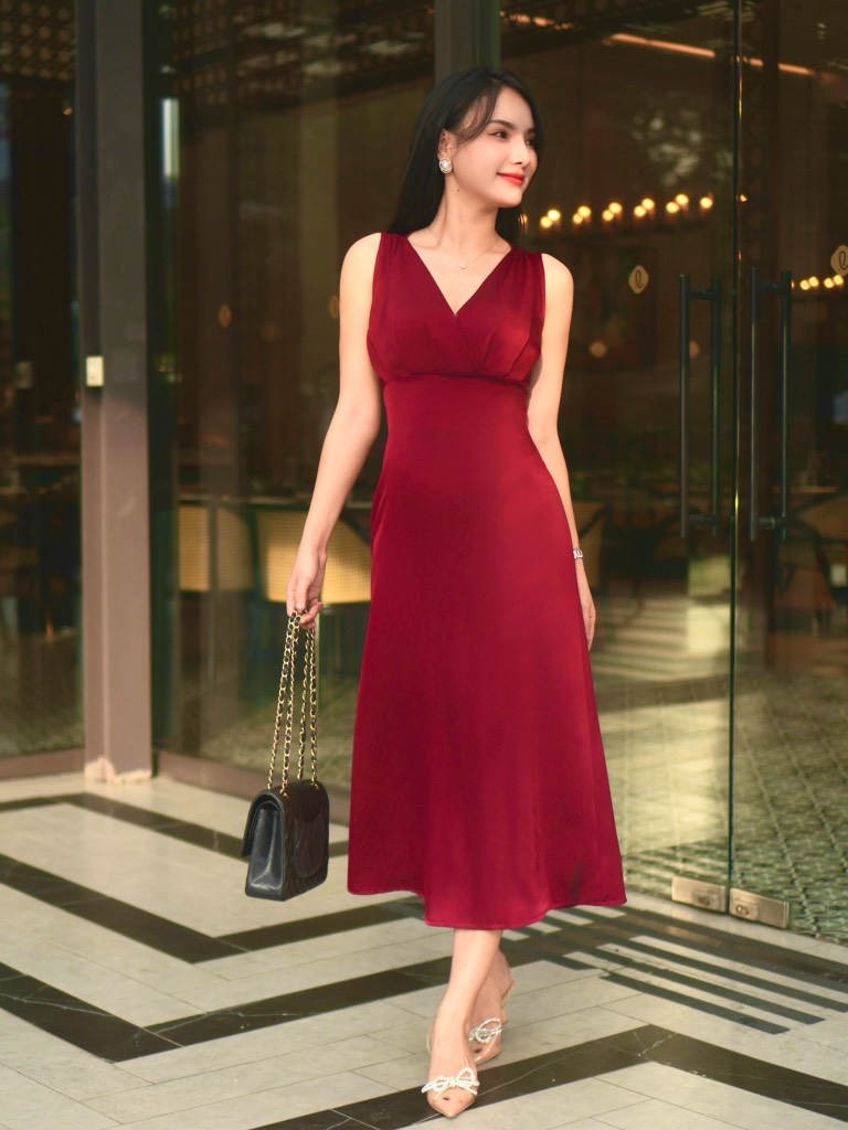 LAHER ĐẦM LỤA HỒNG OHARA