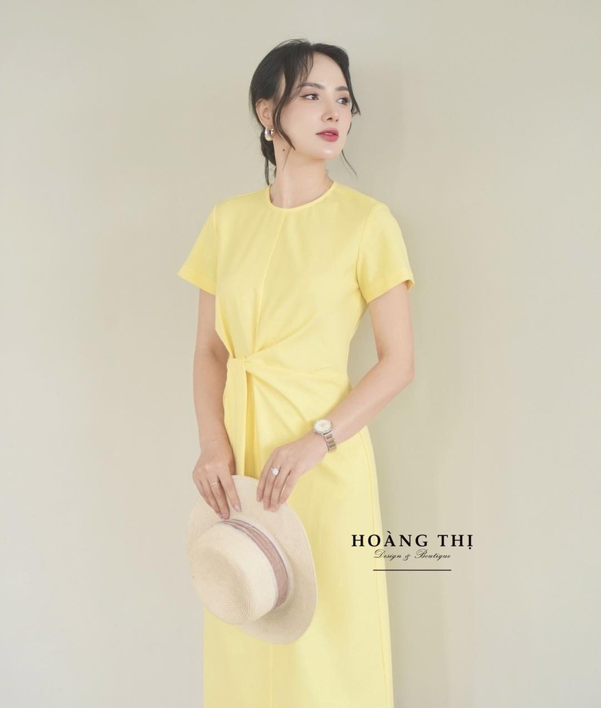 ĐẦM CỘT EO VÀNG