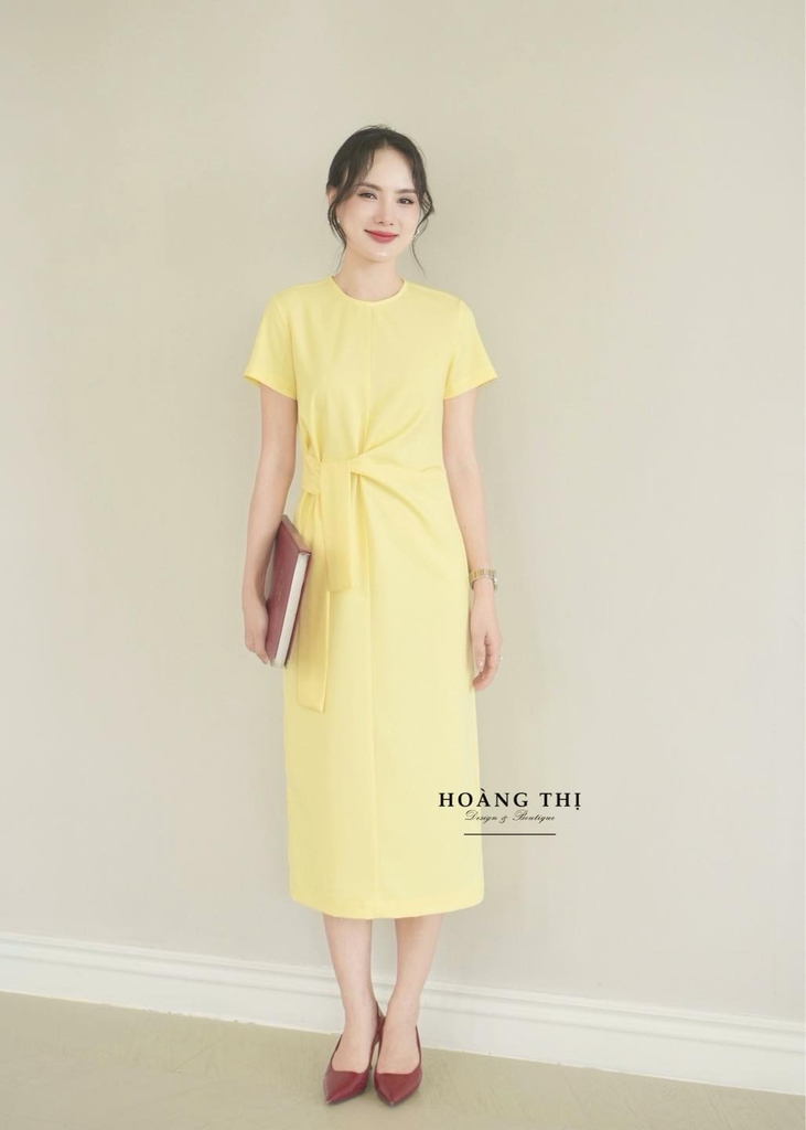 ĐẦM CỘT EO VÀNG