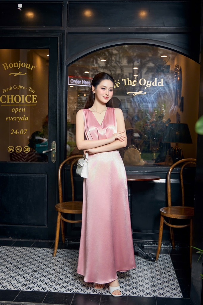 LAHER ĐẦM LỤA HỒNG OHARA