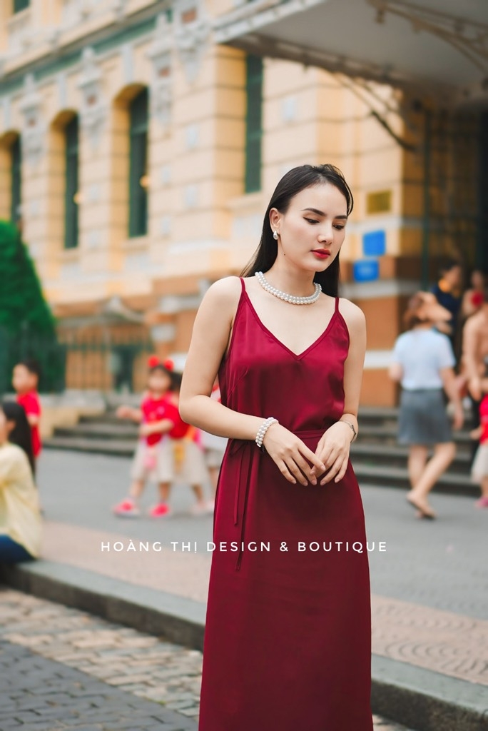 VÁY LỤA 2 DÂY
