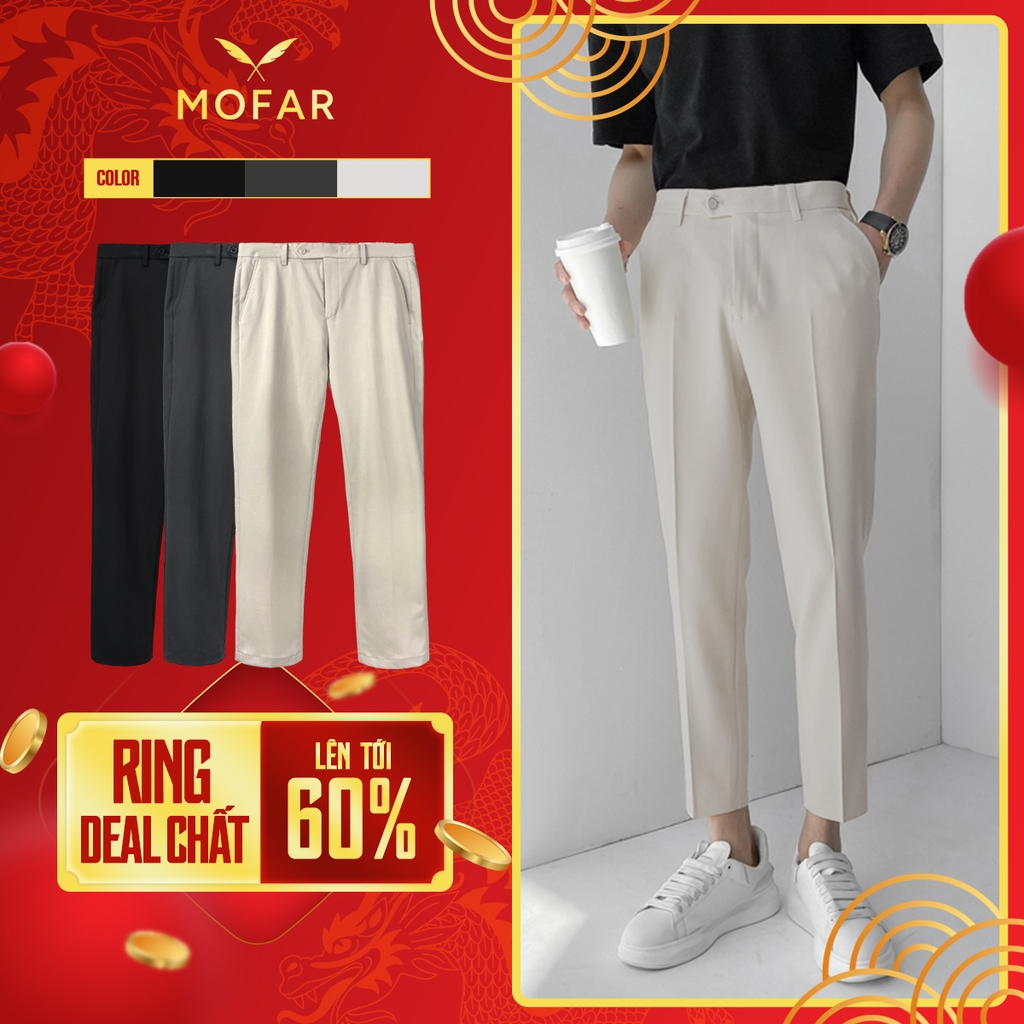 Quần tây nam MOFAR phong cách hàn quốc dáng baggy QAM001