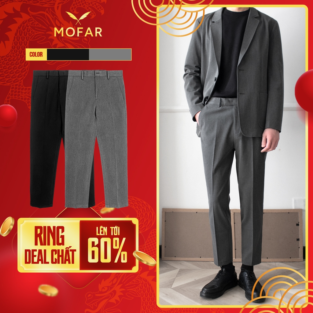 Quần tây nam MOFAR chất liệu dày dặn cao cấp QAM010